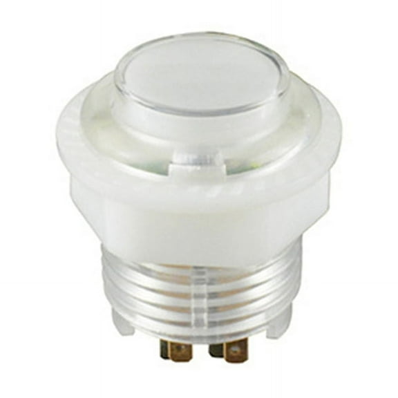 Quality ABS Game Machine Push Button Switch with Light Illuminate 24mm Arcade Game Console Button with 4 Terminal A