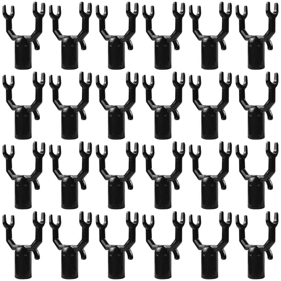 24 Pack Aluminum Alloy Tree Stakes, Y-Shaped Plant Support Stakes with Adjustable Height, Rust-Resistant Straightening Kit for Fruit Trees & Saplings, Easy Installation for Garden & Yard