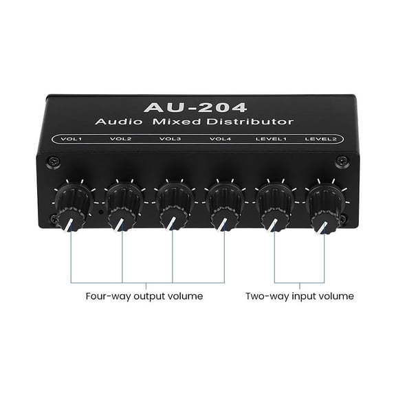 Quality Audio Output Board Amplifier with Case Separate Volume Control for DJs