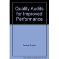thumbnail image 1 of Pre-Owned Quality Audits for Improved Performance (Paperback) 0873890574, 1 of 1