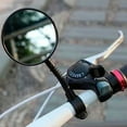 Quality Bike Handlebar Flexible Rear Back View Rearview Black Beach