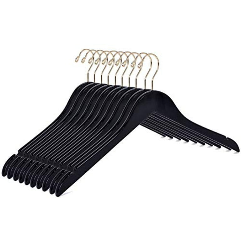 Non-Slip Arched Metal Hanger (Black)