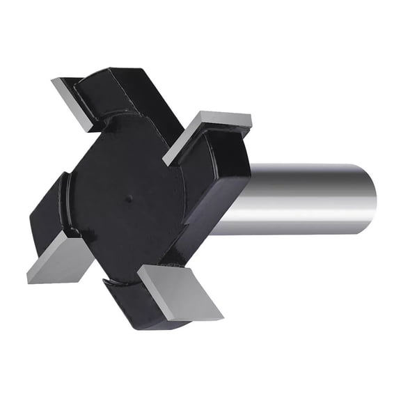 Quality Bottom-Cleaning Router Bit for CNC and Handheld Routers, Ideal for Grooving and Resurfacing Wood Surfaces