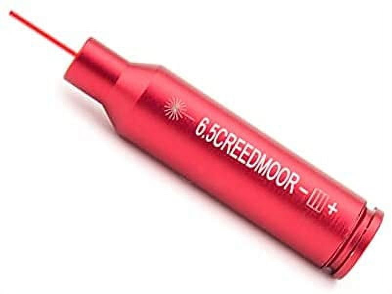 Quality Build, 6.5 Creedmoor Red Laser Bore Sight, Anodized Red