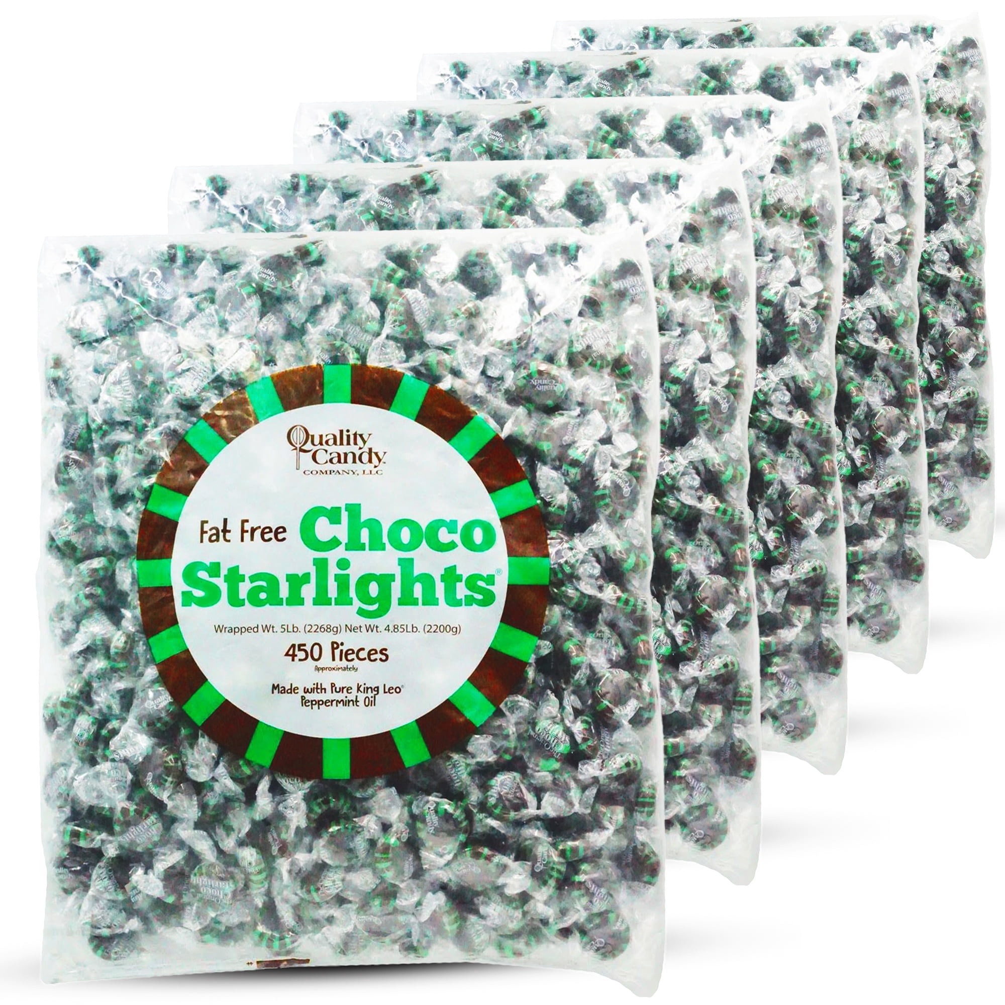 Coco Roco Hard Candy Quality Candy Company Choco-Mint Starlights – Chocolate & Mint Swirl ...