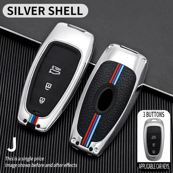 Quality Car Key Case Holder For Hyundai Solaris Sonata Hybrid NEXO NX4 Tucson Santafe dn8 2021 2020 Interior Accessories