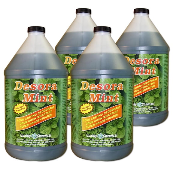 Quality Chemical / Desora Mint Concentrated Mint Scented Fragrance / 4 Gallon case