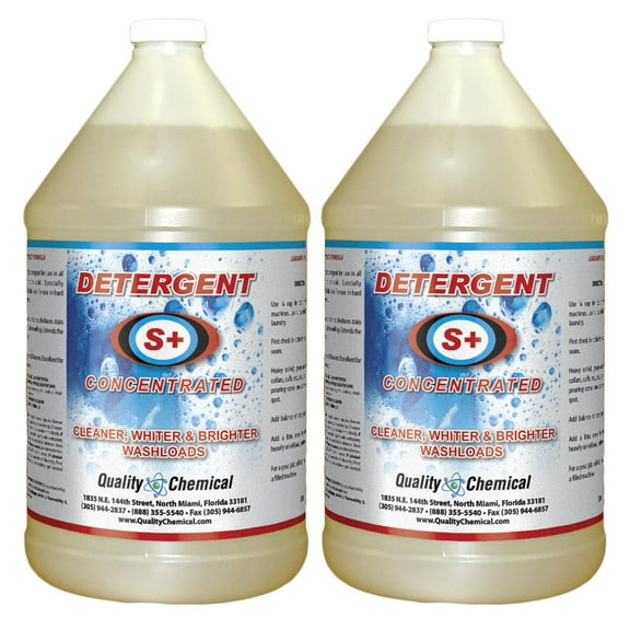 Quality Chemical / Detergent S+ Solvent-Based Laundry Detergent / Unscented / 2 Gallon case