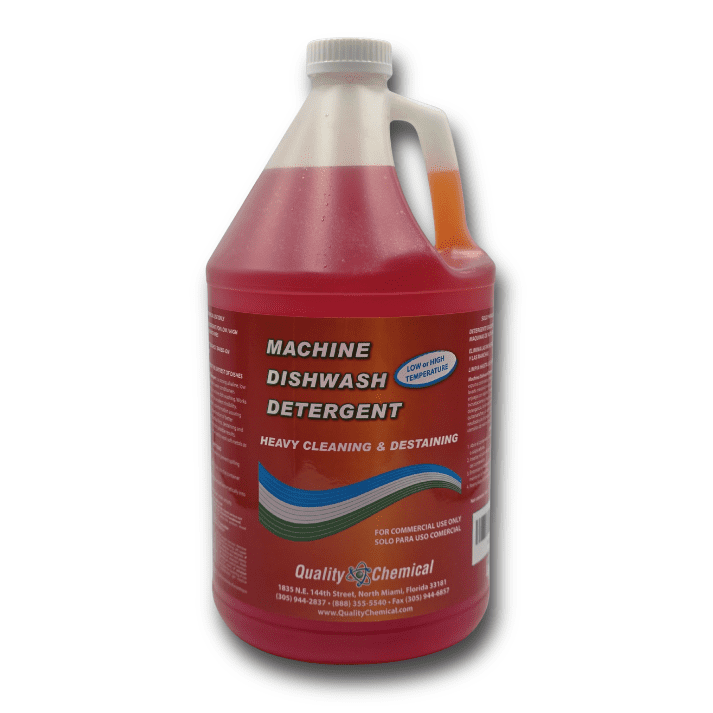 Quality Chemical Commercial Industrial Grade Machine Dishwash Detergent - A premium grade detergent for low or high temp dishwash machines 128 oz (Pack of 1)