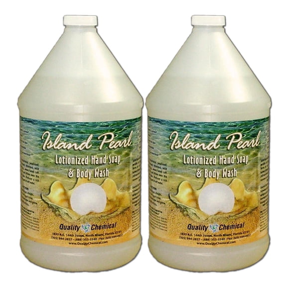Quality Chemical / Island Pearl Lotion Based Hand Soap / All Skin Types / 2 Gallon case