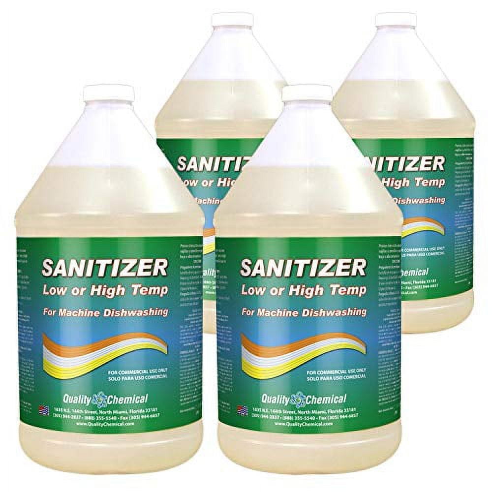 Quality Chemical Low Temp Dish Sanitizer4 gallon case