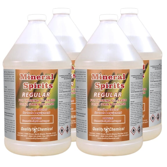 Quality Chemical / Mineral Spirits (Regular) / 4 gallon case