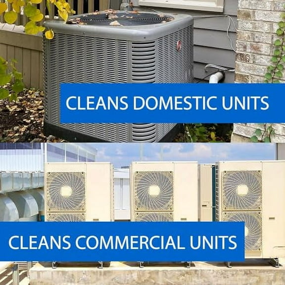 Quality Chemical Nu-Coil Professional Grade Concentrated/Air Conditioner Alkaline Condenser Coil Cleaner for AC Unit/AC Coil Cleaner 1 Gallon (128 oz)