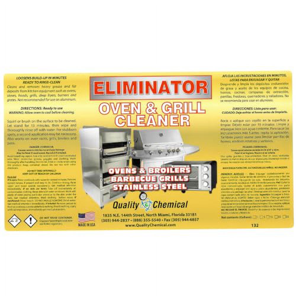 Quality Chemical Oven Cleaner & Grill Cleaner HeavyDuty/Fast Acting