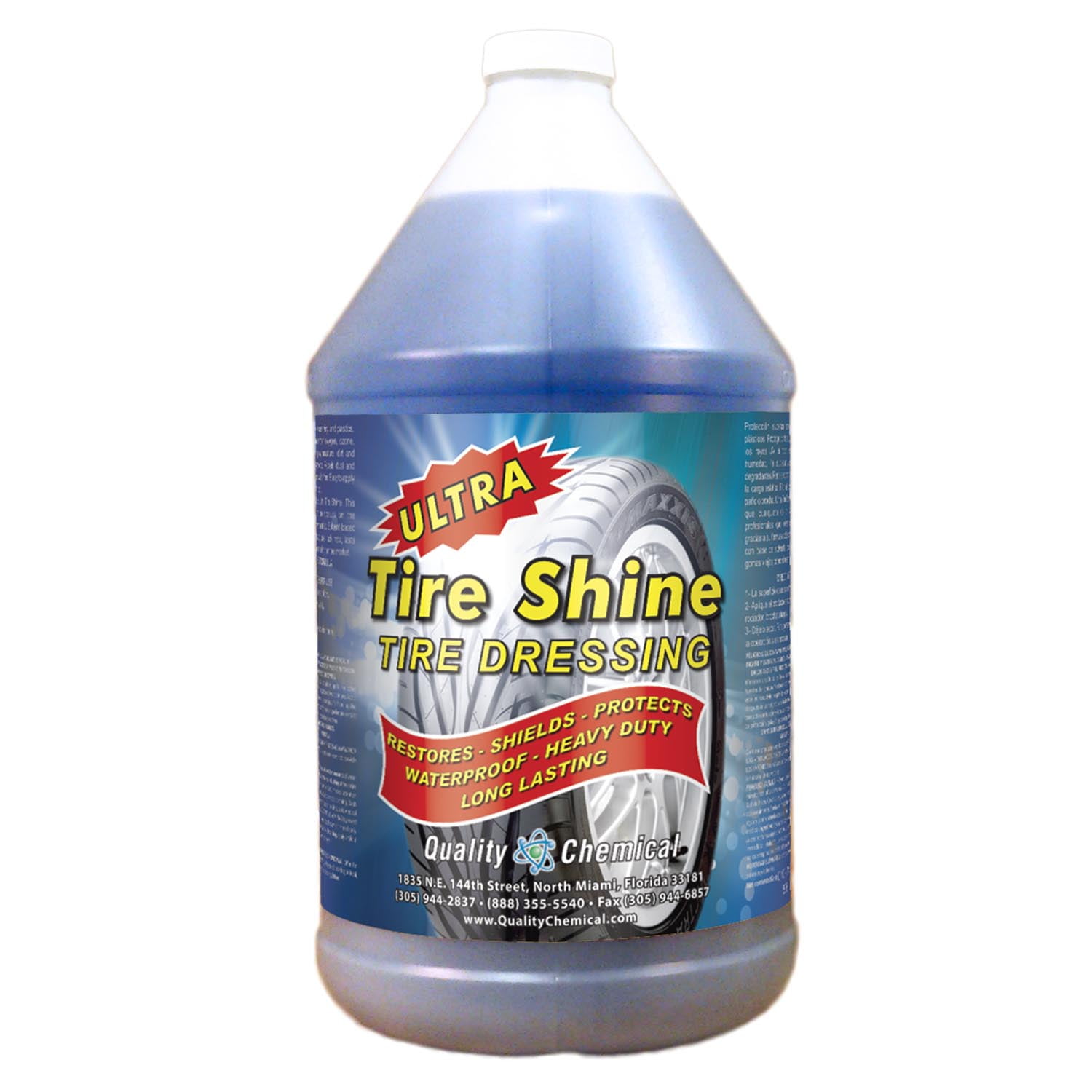 Quality Chemical / Ultra Tire Shine Solvent-Based Dressing / 1 Gallon (128 oz.)