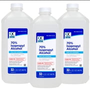 Quality Choice 70% Isopropyl Alcohol First Aid Antiseptic, 32 FL OZ - 3 Pack