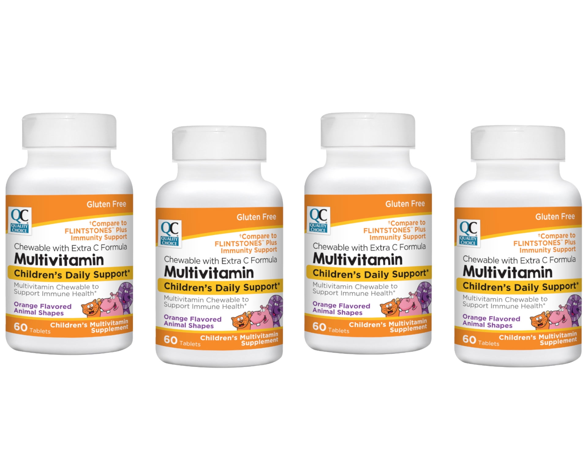 Quality Choice Chewable Multivitamin with Extra C Formula Children's