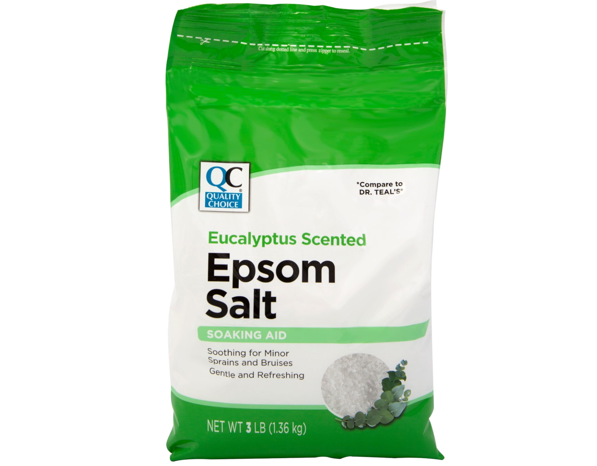 Quality Choice Epsom Salt, Eucalyptus, 3 lbs