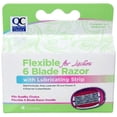 thumbnail image 1 of Quality Choice Flexible for Ladies 6 Blade Razor Refills 4 Count Each (2), 1 of 1