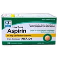thumbnail image 1 of Quality Choice Low Dose Chewable Aspirin Orange Flavored Tablets, 36 Tablets, 1 of 9