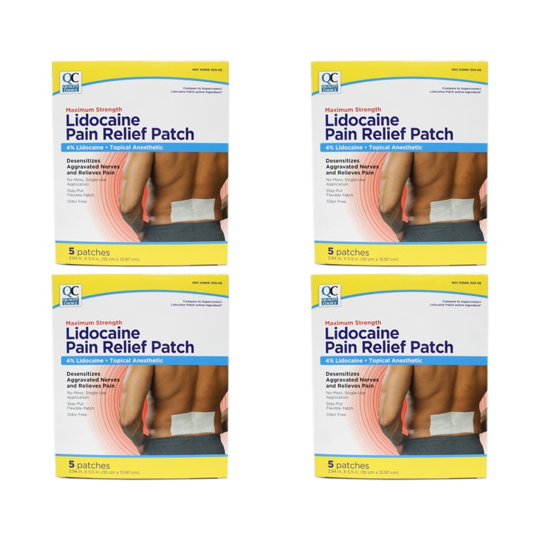 Salonpas Lidocaine 4% Pain Relieving Gel-Patch - 6 Count Salonpas Lidocaine 4% Pain Relieving Gel-Patch - 6 Count