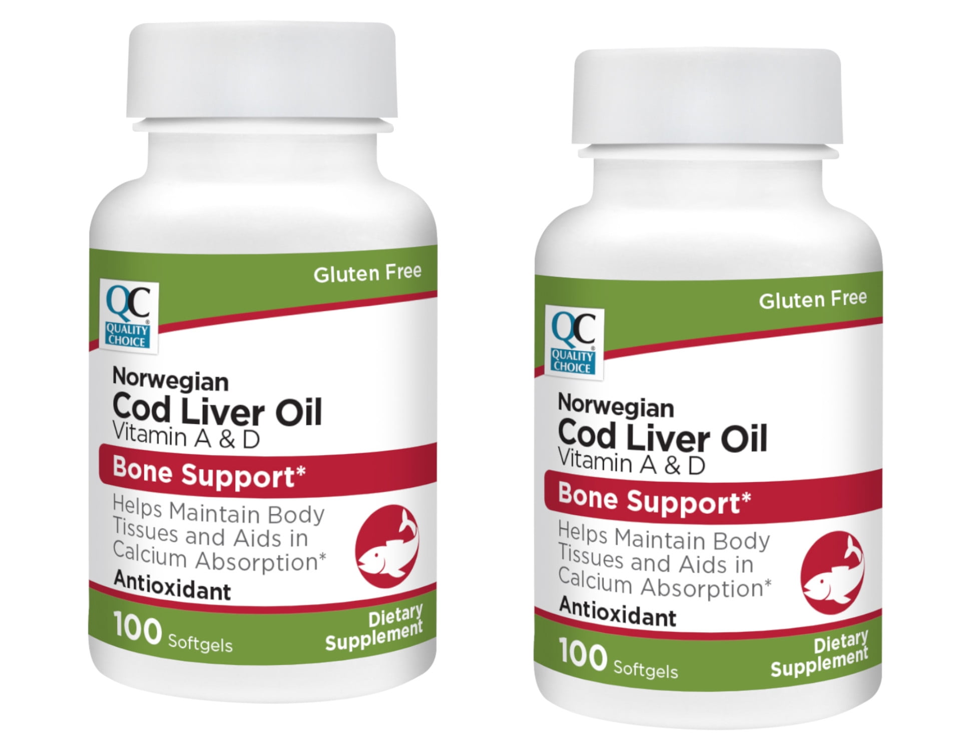 Quality Choice Norwegian Cod Liver Oil Vitamin A & D Bone Support