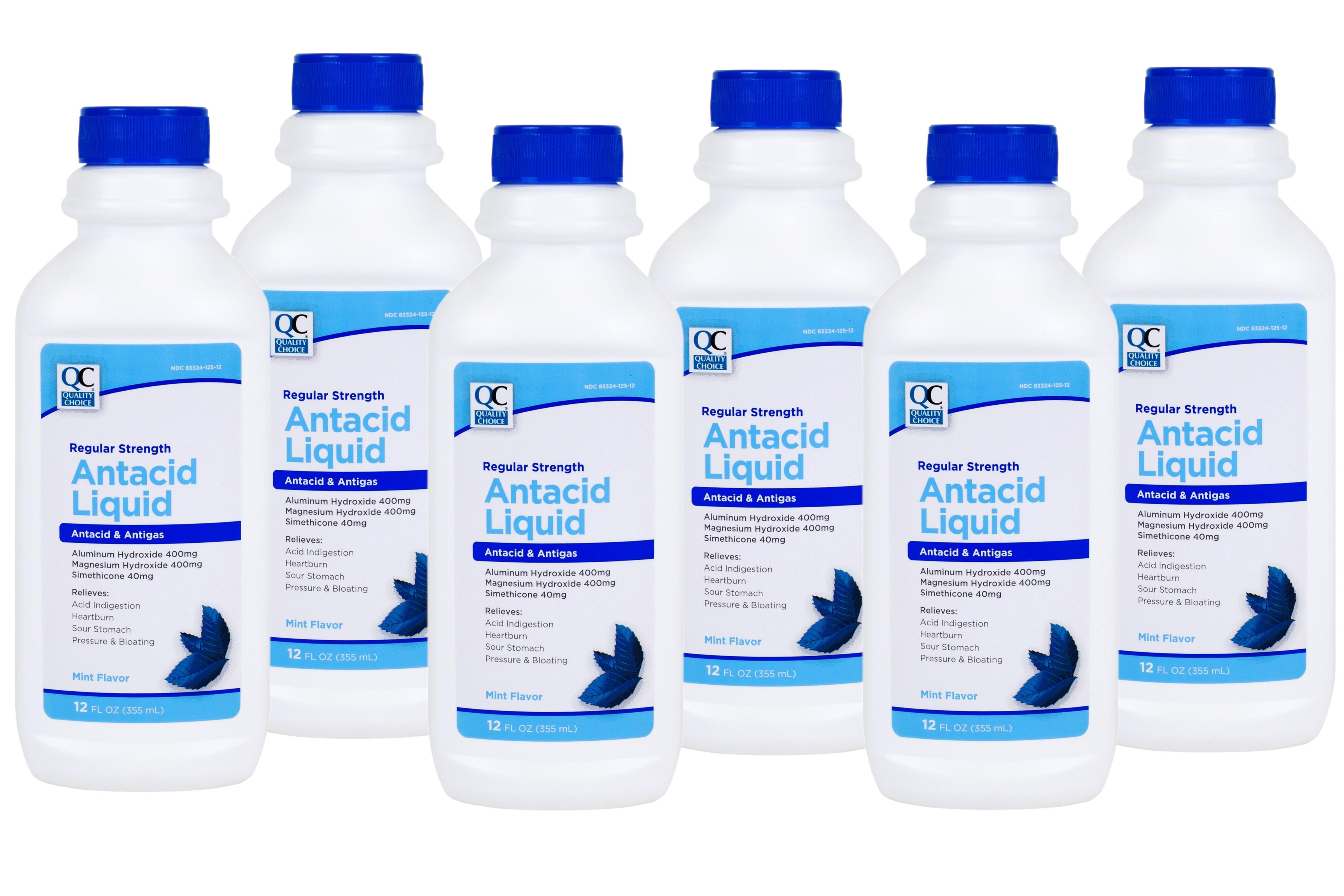 Choice Regular Plus Quality Choice Regular Strength Antacid Liquid, Relieves Heartburn ...