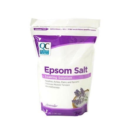 Merchandise 0816531 Quality Choice Epsom Salt Lavender, 3 lbs