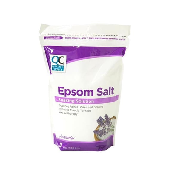 Merchandise 0816531 Quality Choice Epsom Salt Lavender, 3 lbs