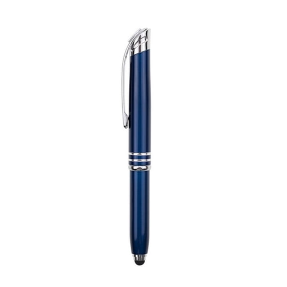 Multipurpose Ballpoint Pen Combining LED Light Source & Touch Styluses Perfect For Meeting And Classroom Lectures