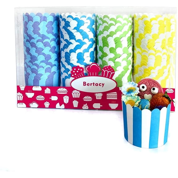 Quality Cupcake Baking Cups Disposable Cake Baking Cup Cupcake Muffin Fit Home Party(100pcs)