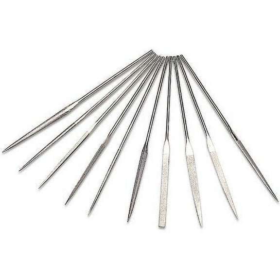 Quality Diamond Mini Needle File Set 100mm Jewelry Hobby Craft Metal 10 Pcs