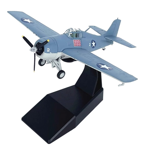 Quality Diecast Alloy F4F Fighter Plane Model for Gift-Giving on Special Occasions Display Toy