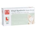 Quality Disposable Vinyl Gloves, LatexFree, Large, 100 Count