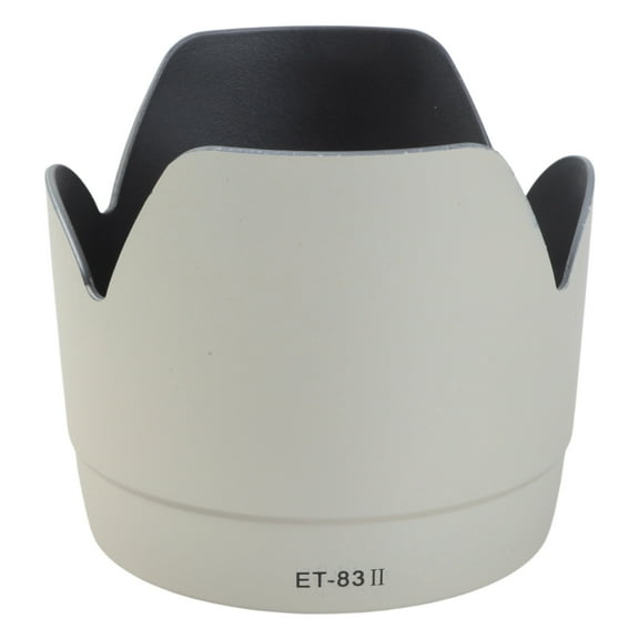 Quality ET83II White Lens Shade for Camera Lens Protections Photography Gear Camera Accessories