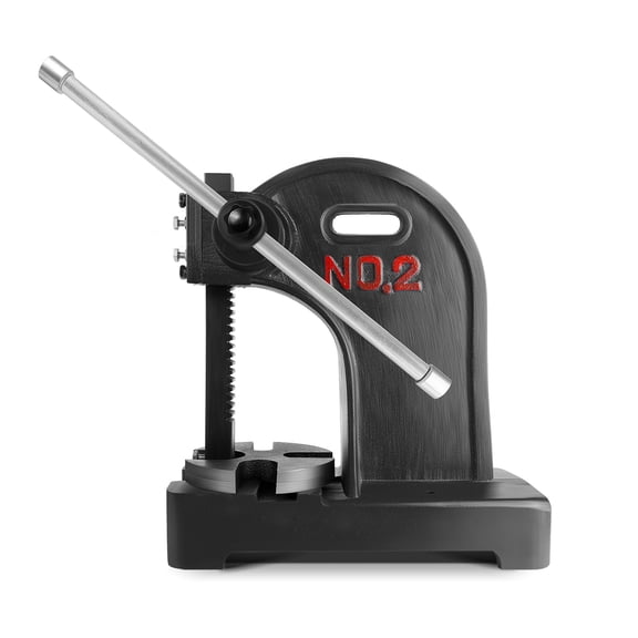 Quality - Endorsed 2T Arbor Press - With Removable Steel Anvil, Suitable for Engraving in Stamp - Making, Seal Engraving, and Official Document Authentication