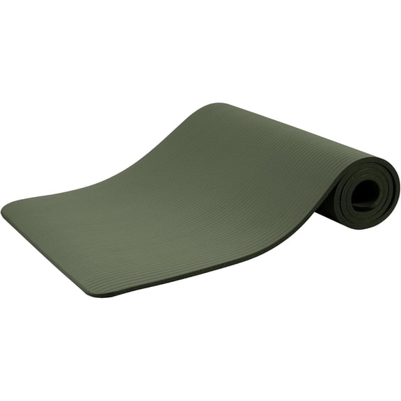 Quality Exercise Yoga Mat, 1/2-Inch Thick High-Density Foam for Full-body workout, Anti-Tear and non-slip Surface, Includes Carry Strap for Home & Studio Workouts,Multiple Options