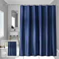 thumbnail image 1 of Quality Fabric Shower Curtain Liners 78.74 Inch × 70.86 Inch, Navy Water Resistant Bathroom Curtains, Rust Resistant Grommets Weighted Bottom Hem Machine Washable, 1 of 8