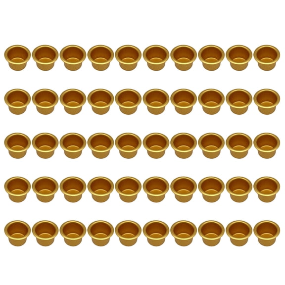 Quality Gold Aluminum Candelabra 50Pcs Holder for Special Occasion Suitable for Daily and Holiday Use