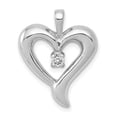 thumbnail image 1 of Quality Gold PM4830-010-W 14K Gold Heart Pendant Mounting, White, 1 of 1
