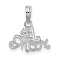 thumbnail image 1 of Quality Gold Sterling Silver Polished No.1 Mom Script Pendant, 1 of 3