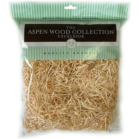 Quality Growers Aspenwood Excelsior 328 Cubic Inches-Natural