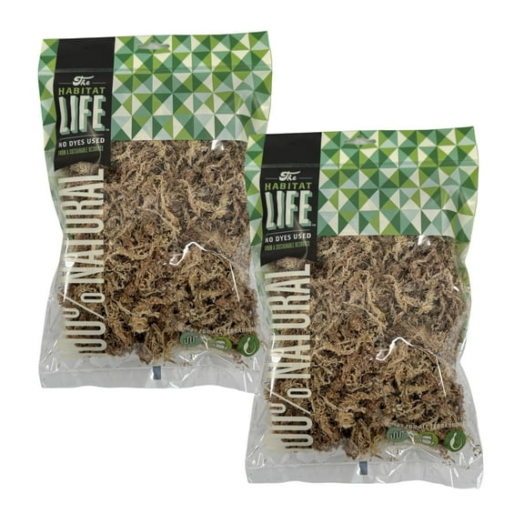Quality Growers The Habitat Life - Sphagnum Moss (Bundle, Small)