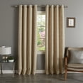 thumbnail image 1 of Quality Home Circle Foil Blackout Curtains - Beige - 52"W x 96"L (Set of 2 Panels), 1 of 4