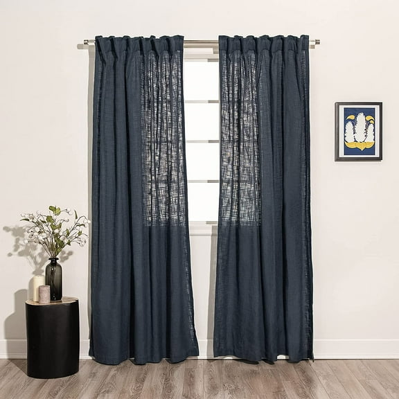 Quality Home Cotton Weave Textured Curtains
