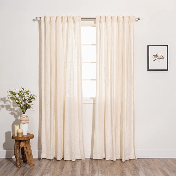 Quality Home Cotton Weave Textured Curtains