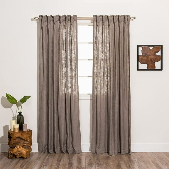 Quality Home Cotton Weave Textured Curtains