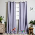 thumbnail image 1 of Quality Home Enchanted Forest Fox Children Teen Grommet Top Blackout Curtains for Kids Room Playroom Naptime-84", 1 of 5