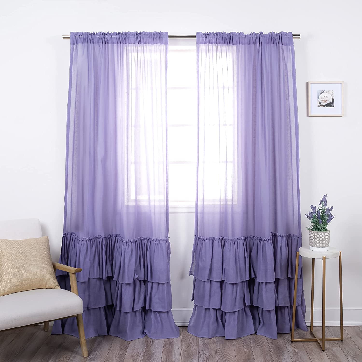 Quality Home Ruffle Curtains