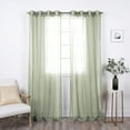 thumbnail image 1 of Quality Home Linen-Textured Semi-Sheer Grommet Curtains, 1 of 4
